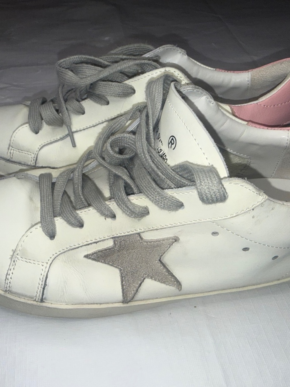 Golden Goose Superstar sneaker White, Light Pink Size 42 US 11